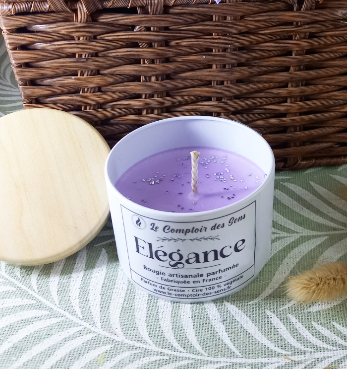 Bougie en pot Elégance