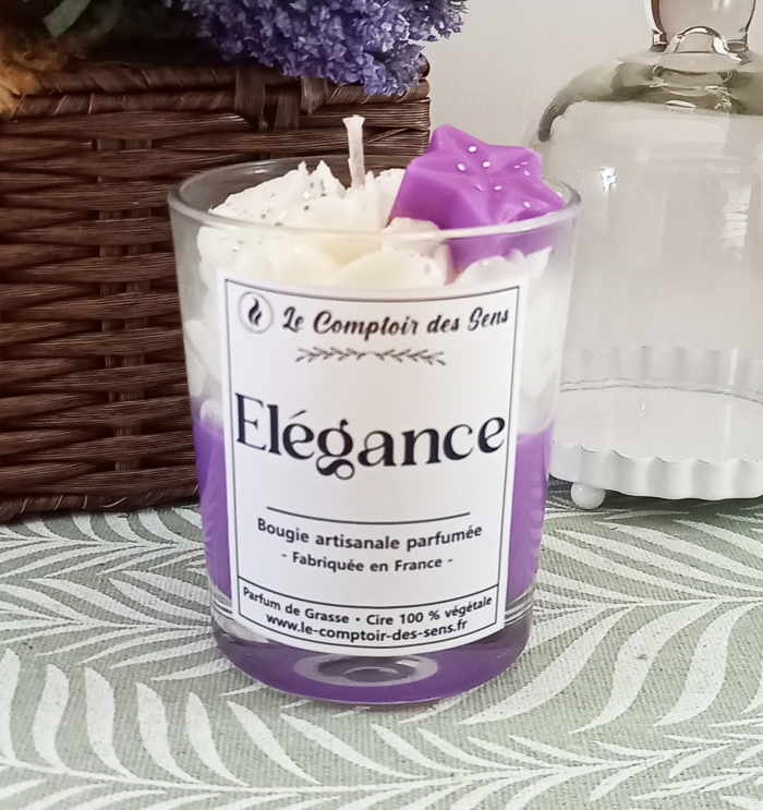 Bougie Chantilly Elégance M
