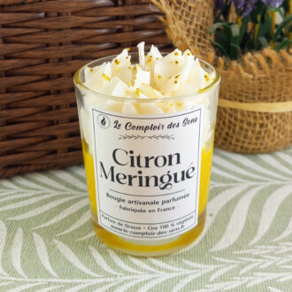 Bougie Chantilly Citron Meringué S