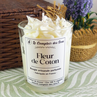 Bougie Chantilly Fleur de Coton M