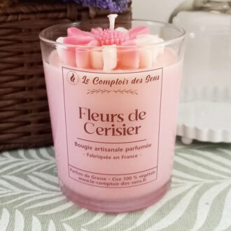 Bougie Fleurs de Cerisier L
