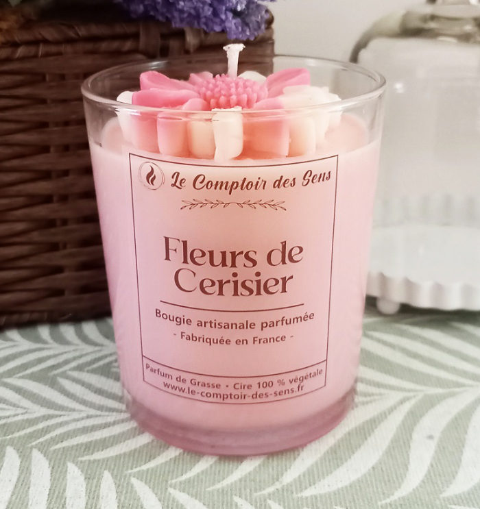Bougie Fleurs de Cerisier L