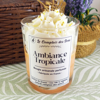 Bougie Chantilly Ambiance Tropicale M