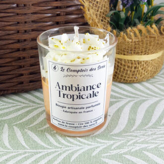 Bougie Chantilly Ambiance Tropicale S
