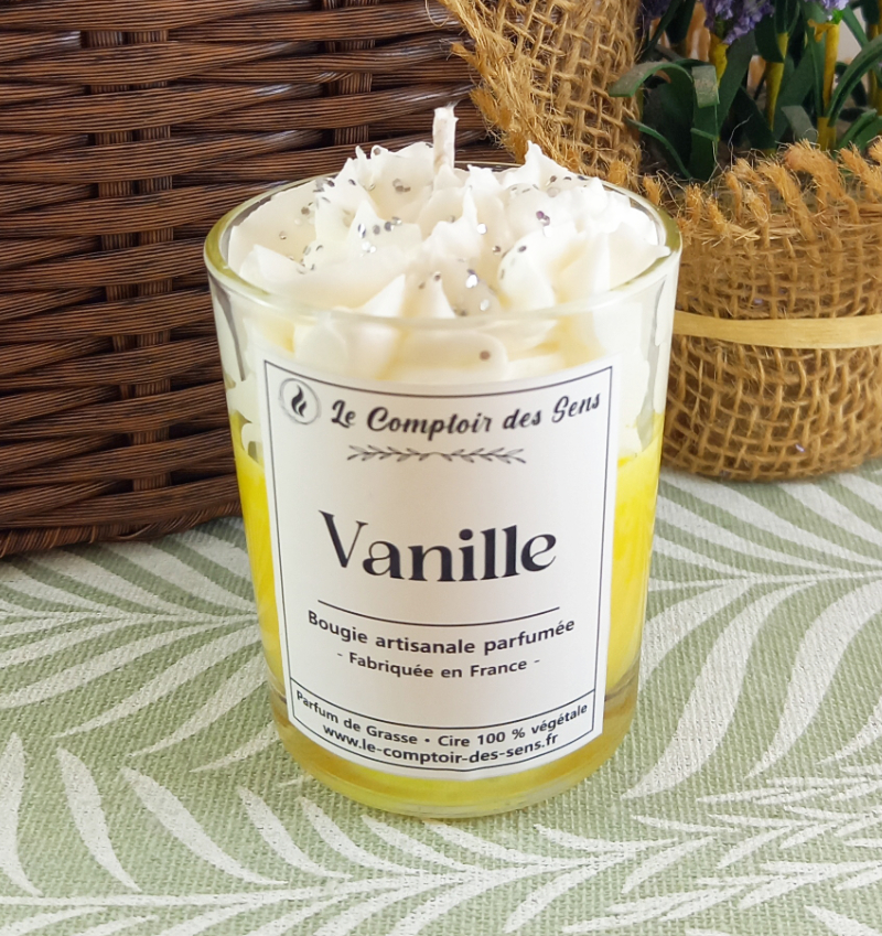 Bougie Chantilly Vanille S