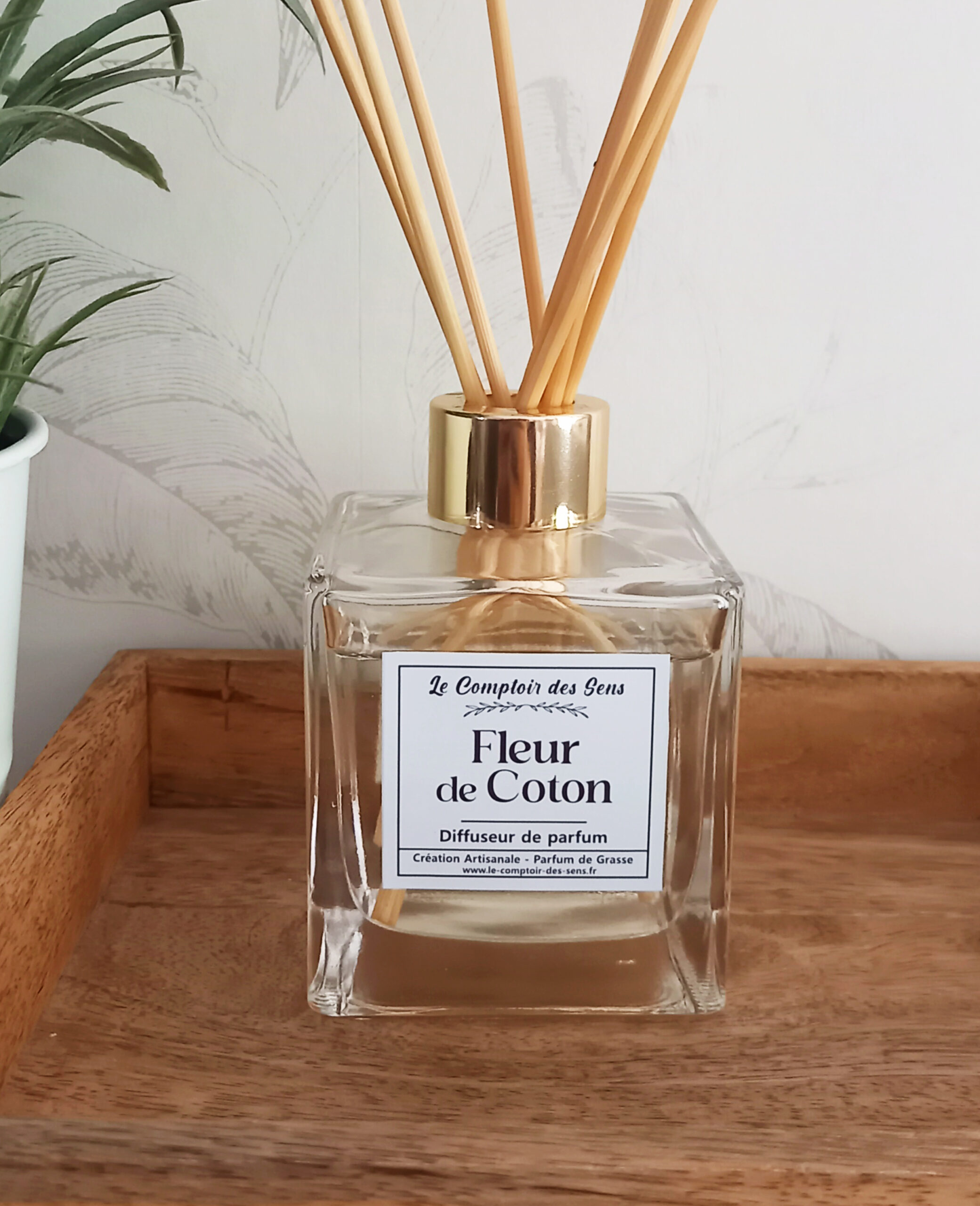Diffuseur à bâtonnets Fleur de Coton