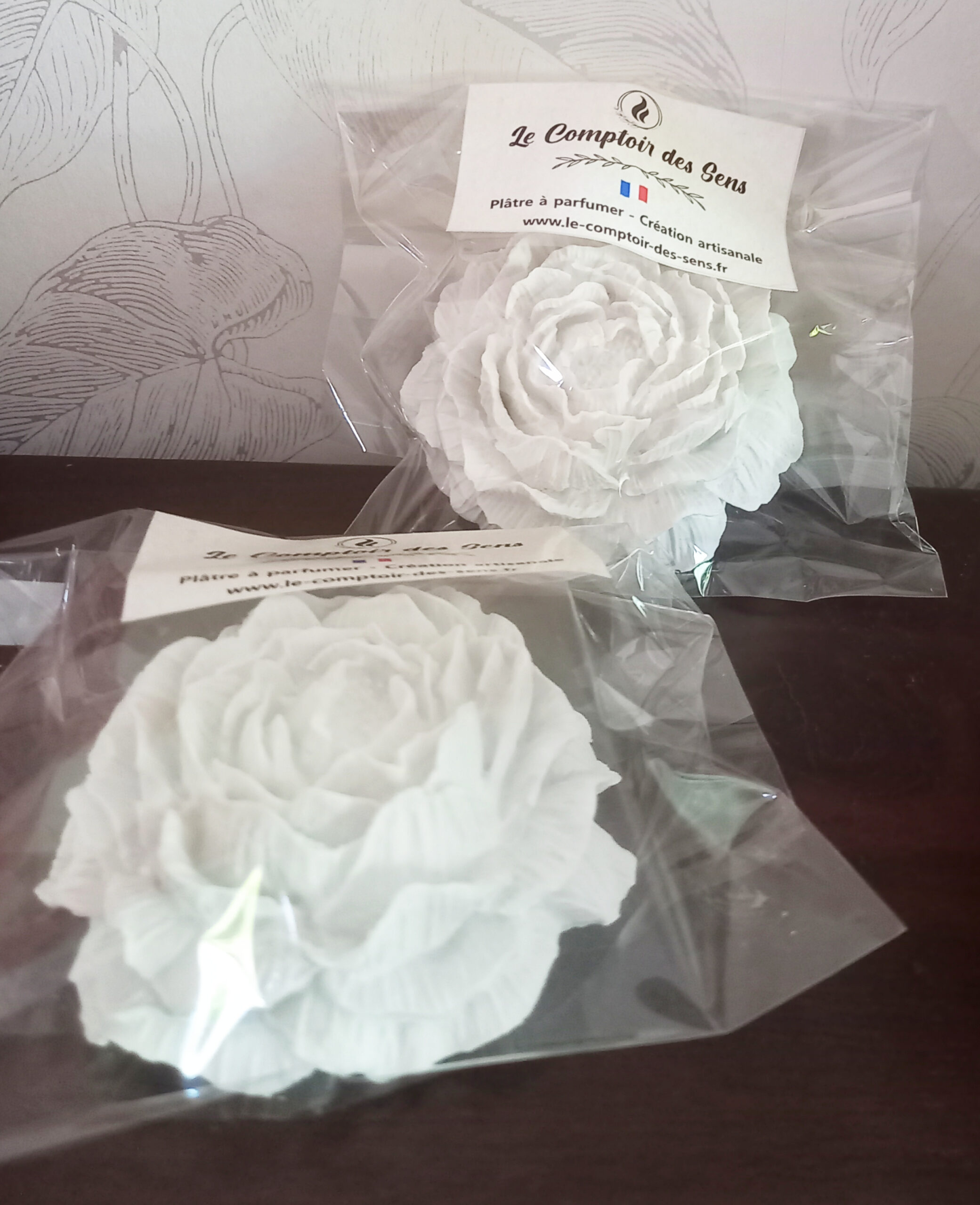 Plâtre artisanal à parfumer Pivoine – Image 3