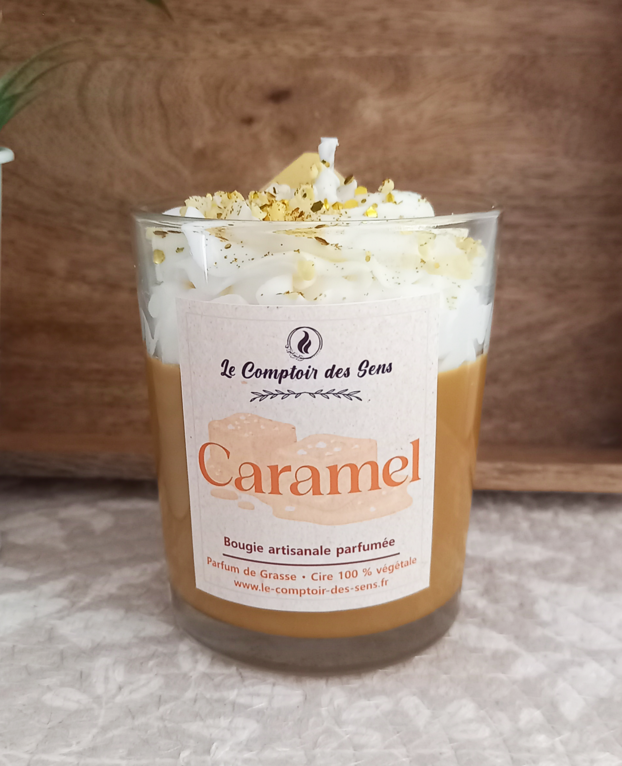 Bougie Chantilly Caramel L