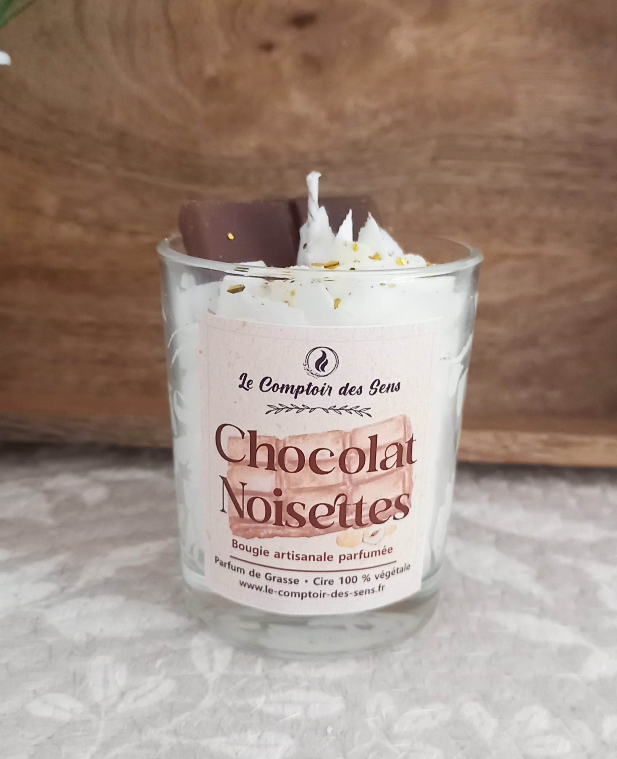 Bougie tout Chantilly Chocolat Noisettes S