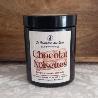 Bougie Classique Chocolat Noisettes M