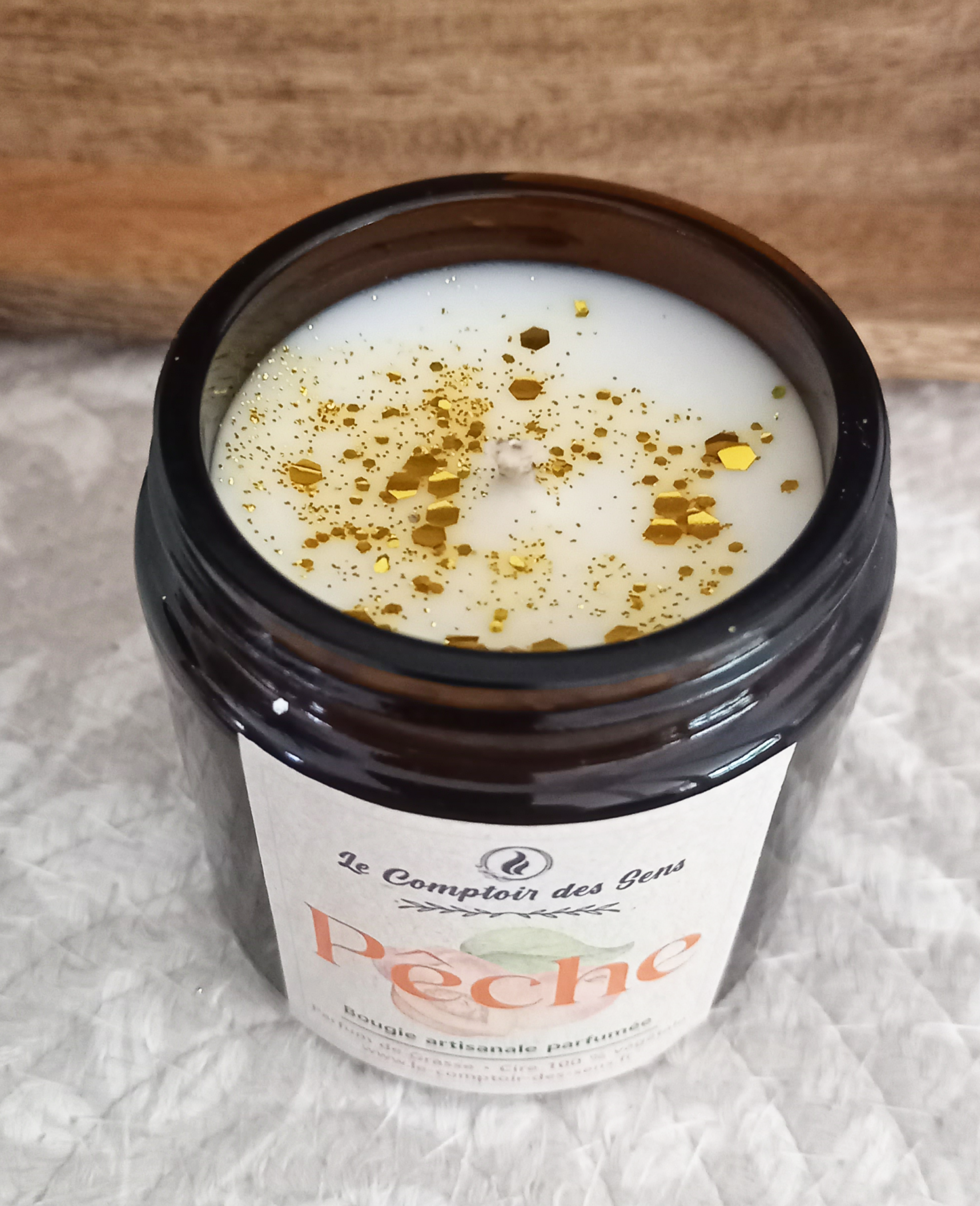 Bougie Classique Pêche S – Image 2