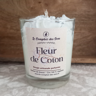 Bougie Chantilly Fleur de Coton M