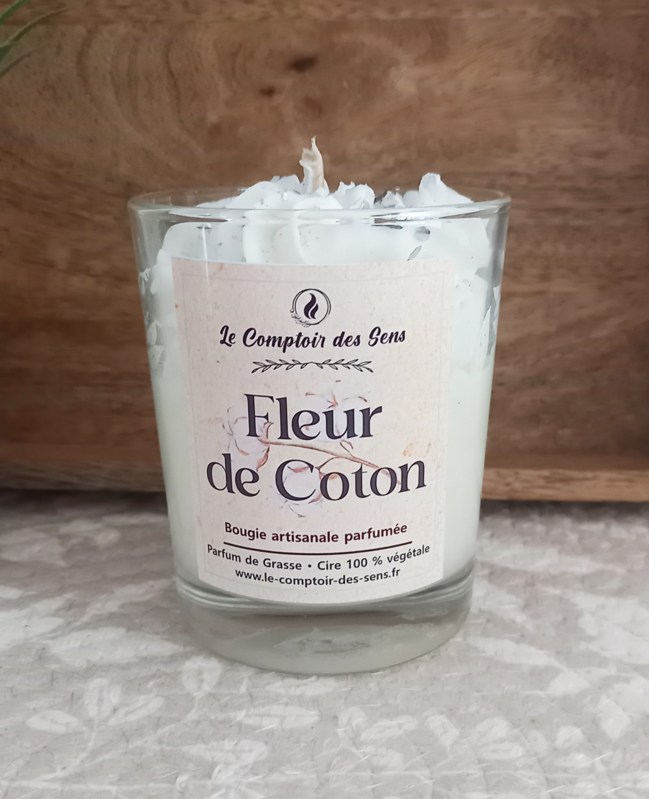 Bougie Chantilly Fleur de Coton M