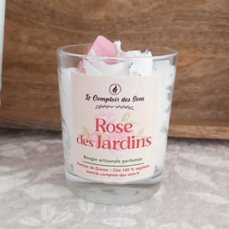 Bougie tout Chantilly Rose des Jardins S