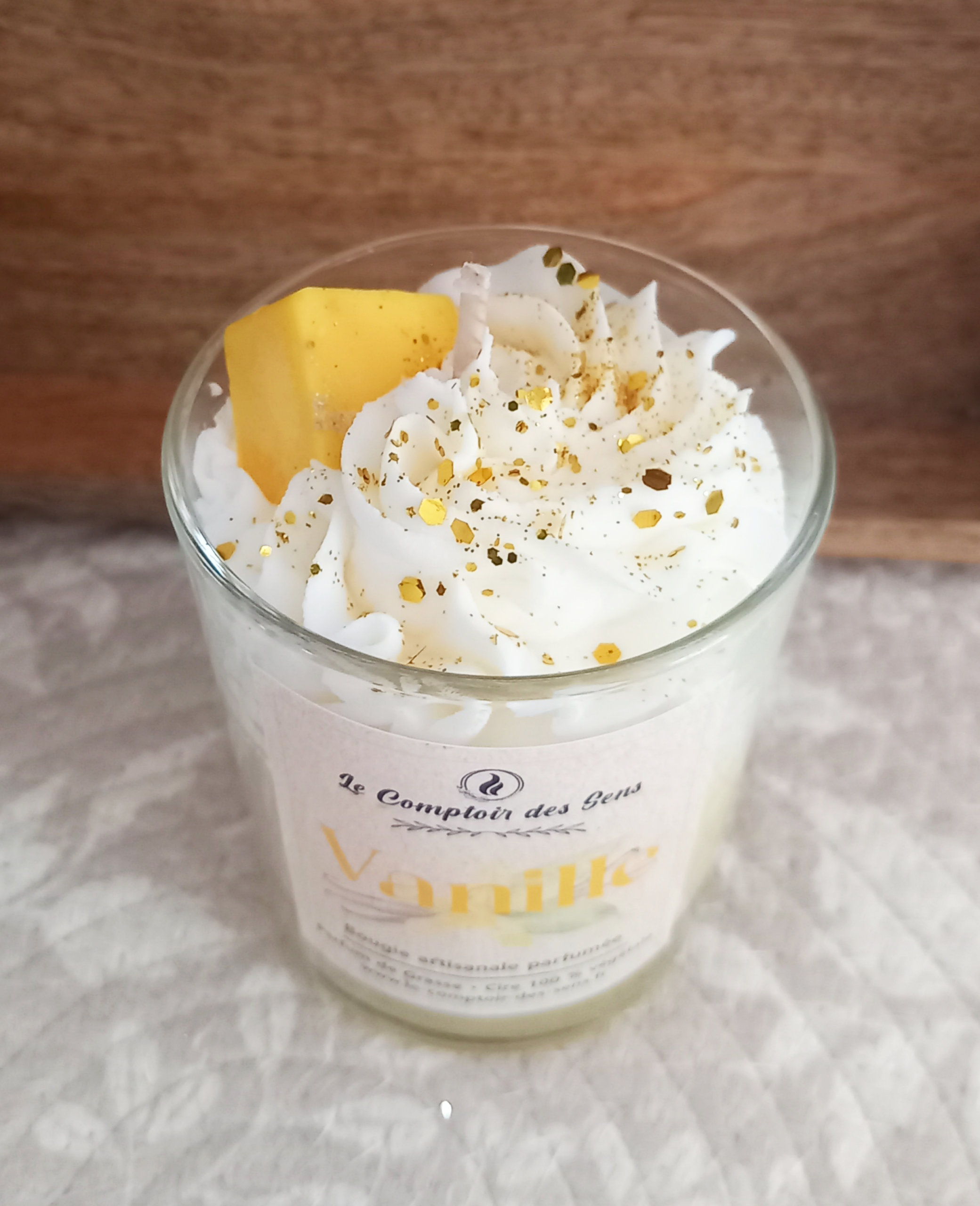 Bougie Chantilly Vanille M – Image 2