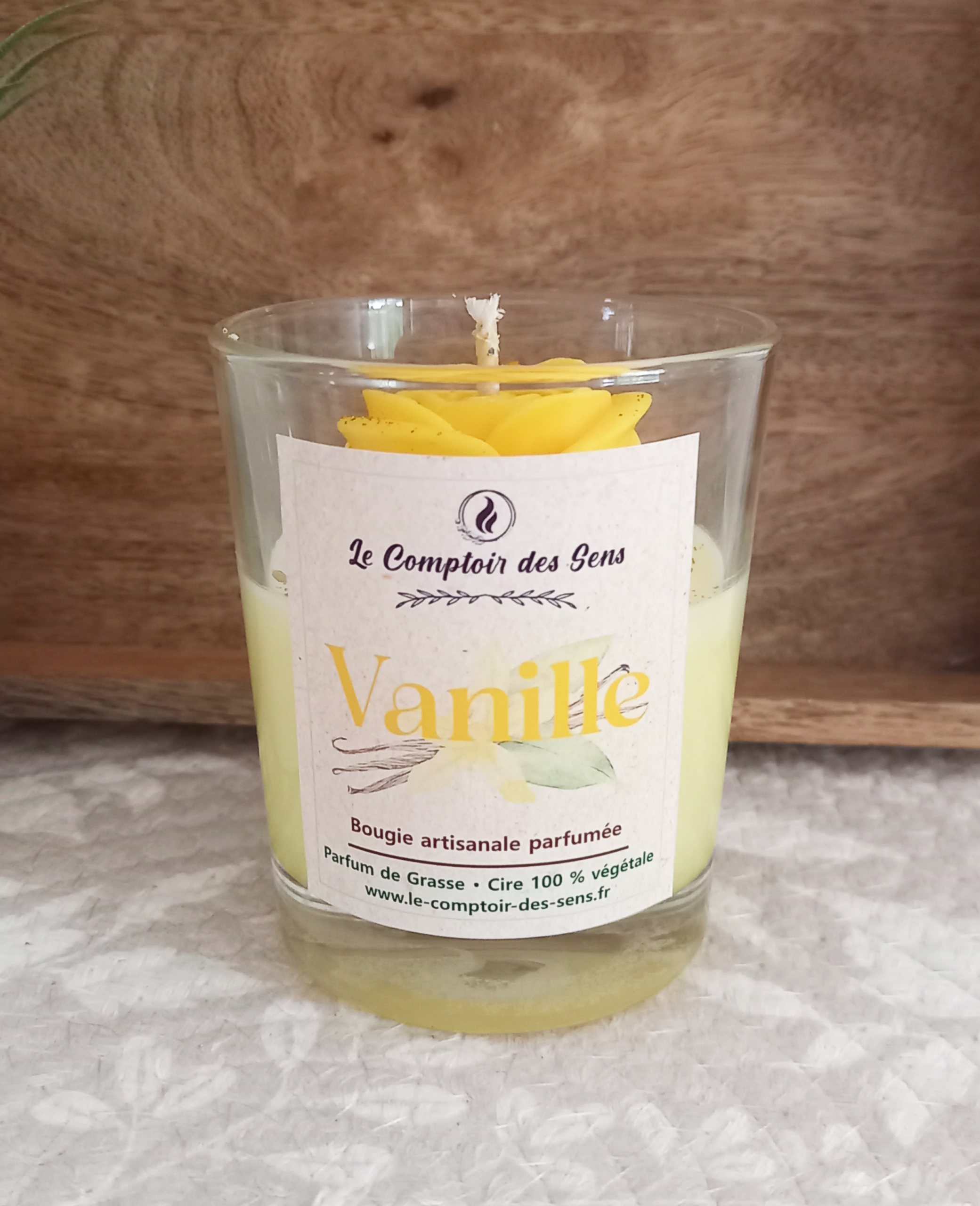 Bougie Vanille Fleur M