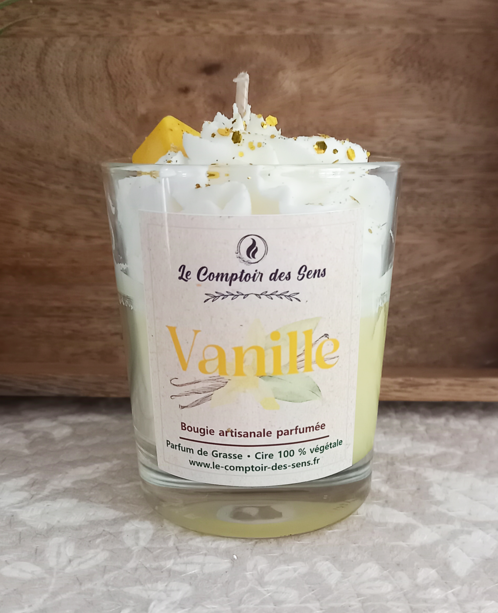 Bougie Chantilly Vanille M