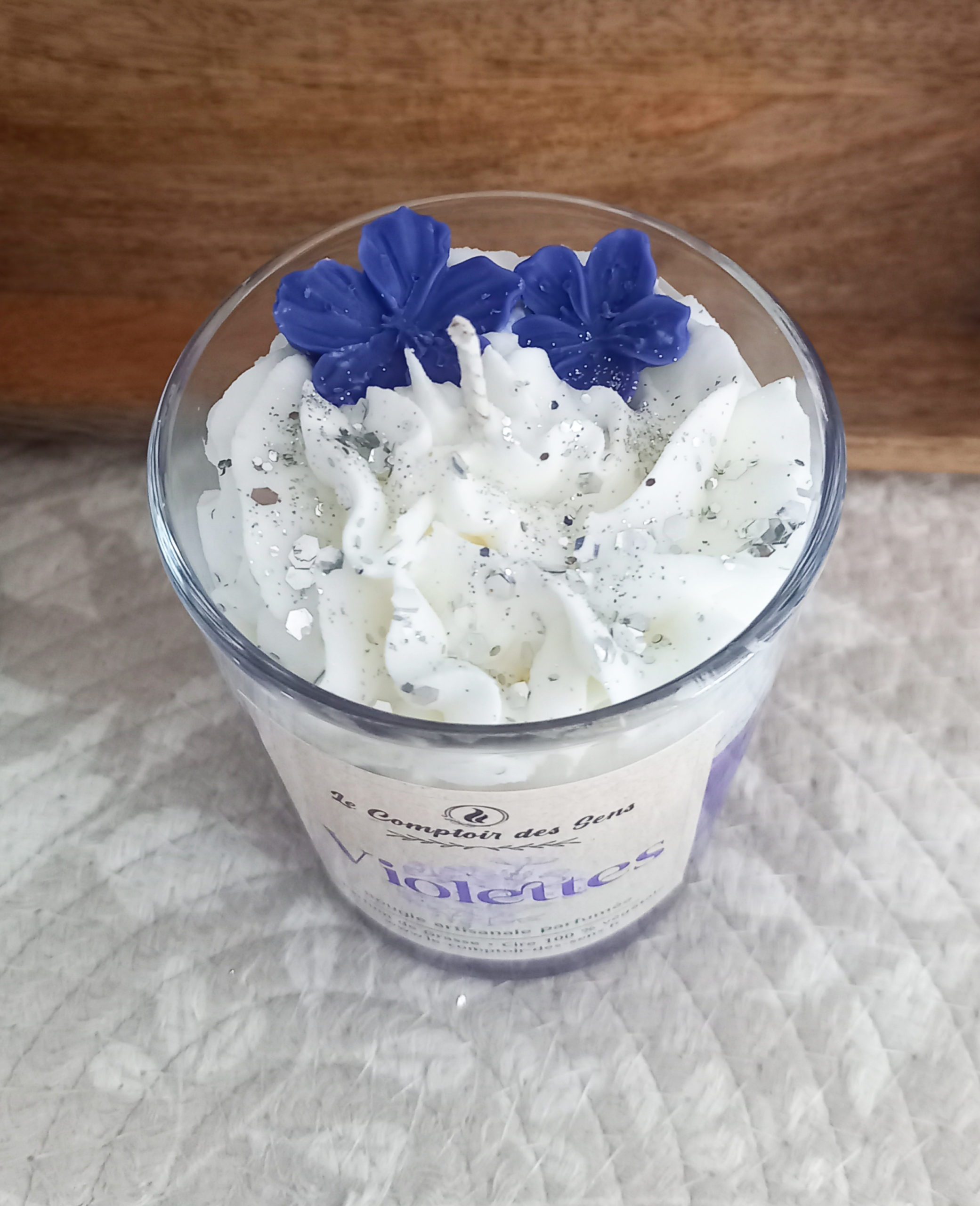 Bougie Chantilly Violette M – Image 2