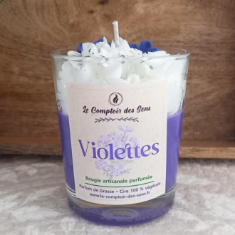 Bougie Chantilly Violette M